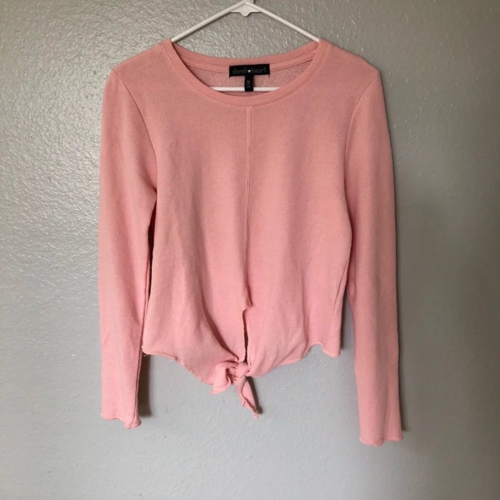 Pink Cropped Sweater
